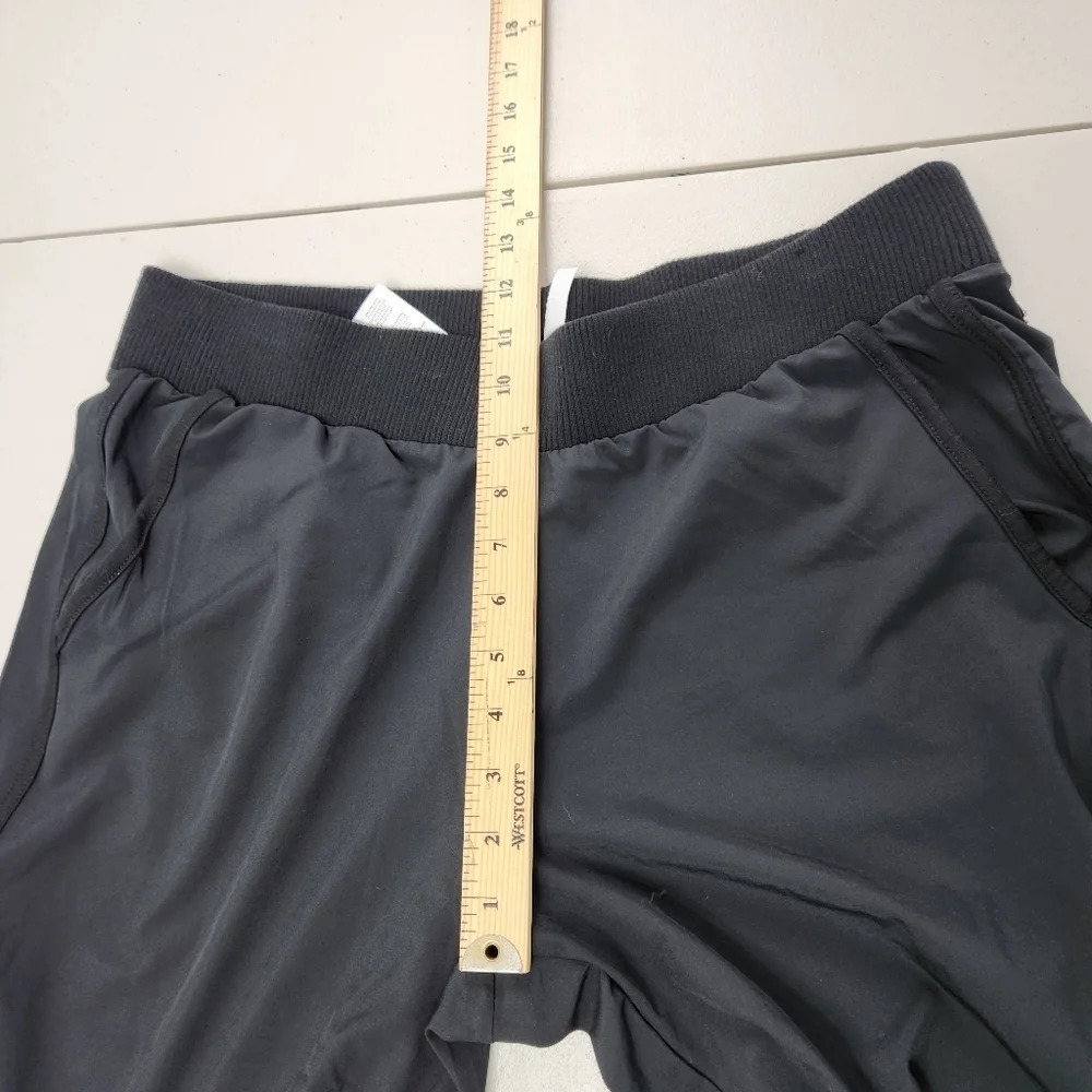 FABLETICS Black Pull On Side Slit Ankle Lightweight Pants Size Large - Picture 14 of 14